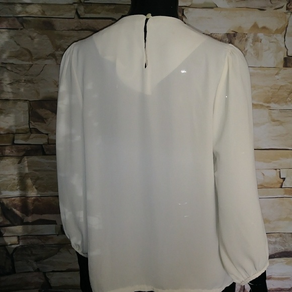 Mina UK Colorblock blouse Sz M - Picture 6 of 8